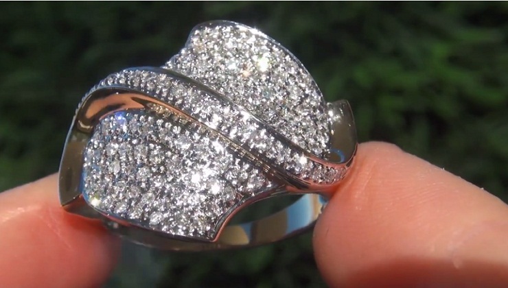 Natural Diamond Cocktail Ring