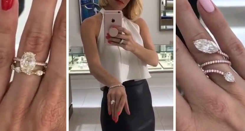 Five Beautiful Diamond Rings proudly shown off by their Owners