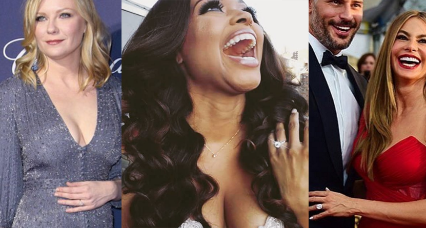 Beautiful Engagement Rings from the World of the Rich & Famous