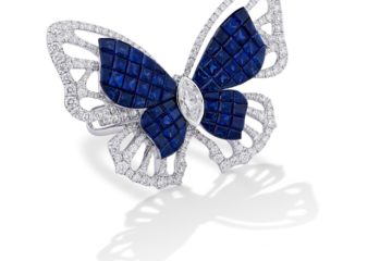 Stenzhorn Mademoiselle B Sapphire Butterfly Ring
