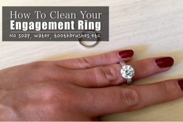 How to clean your Engagement Ring