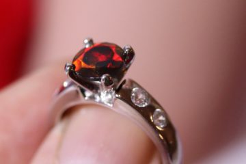 One of a kind fire Opal Ring