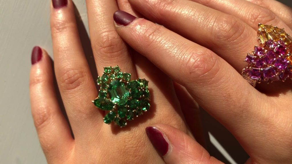 Fabulous colors in the new Gem Dior Rings