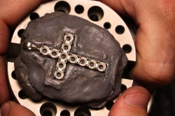 Watch This Cross Get Covered in Diamonds!