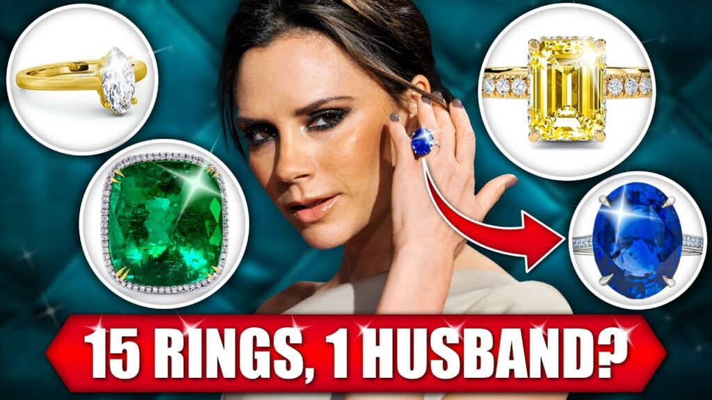 Victoria Beckham’s  Million Engagement Rings Collection from Her Husband