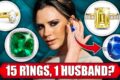 Victoria Beckham’s  Million Engagement Rings Collection from Her Husband