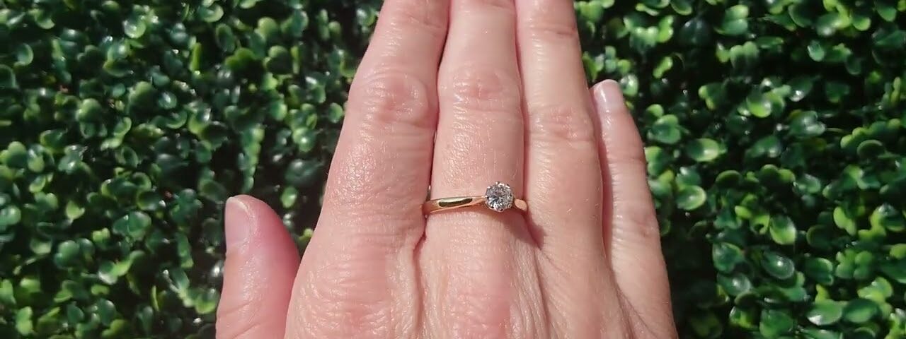 The iconic Solitaire Diamond Ring