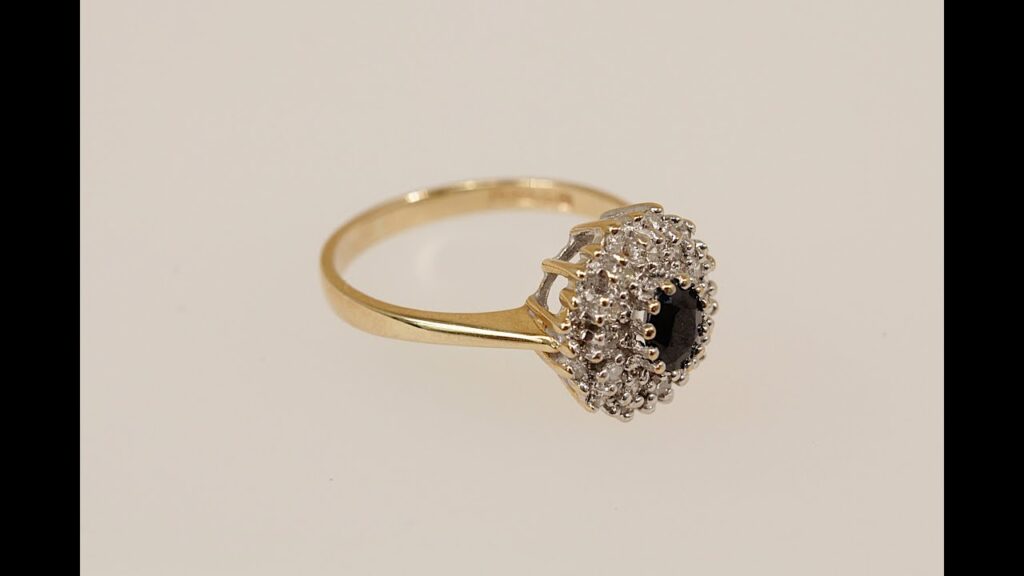 Vintage Sapphire & Diamond Ring #3872