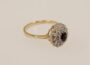 Vintage Sapphire & Diamond Ring #3872